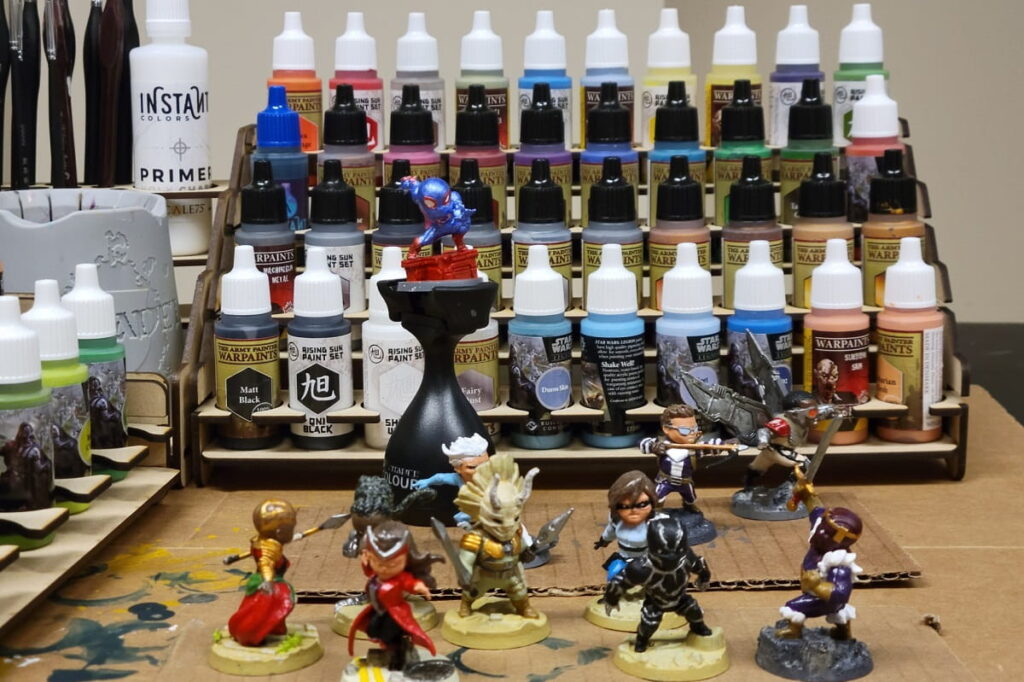 how to paint board game figures