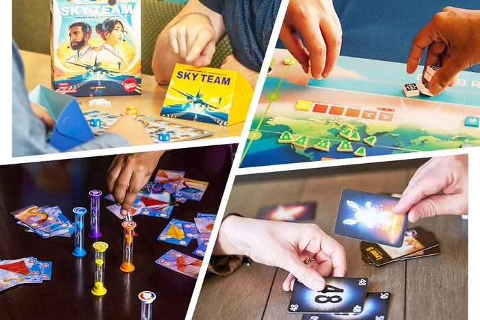 Cooperative board games