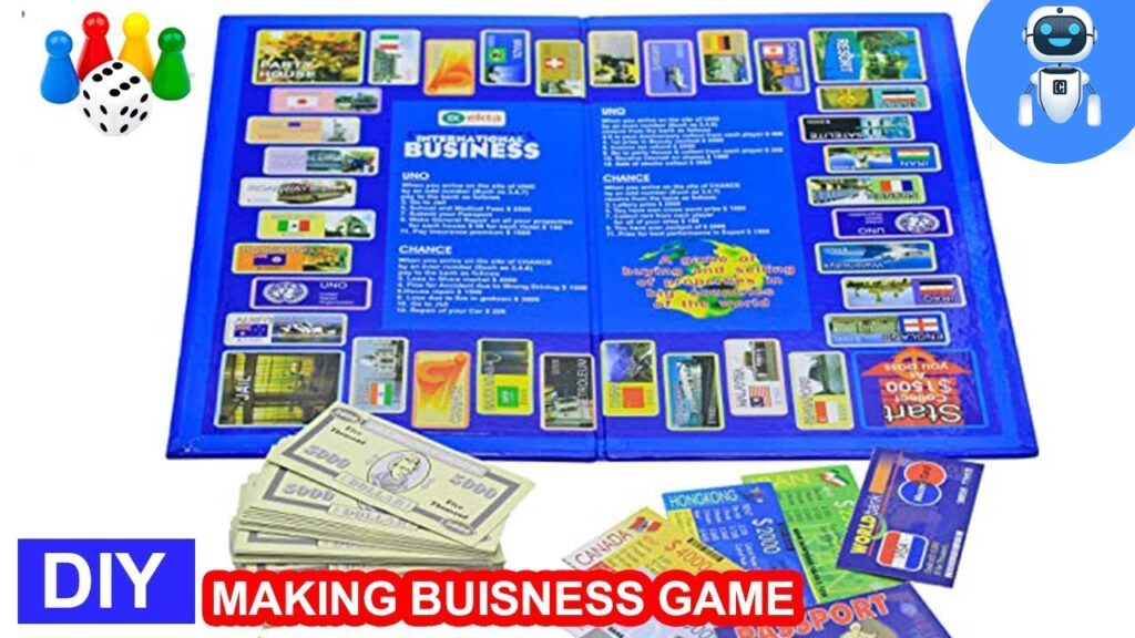 how to make a business board game