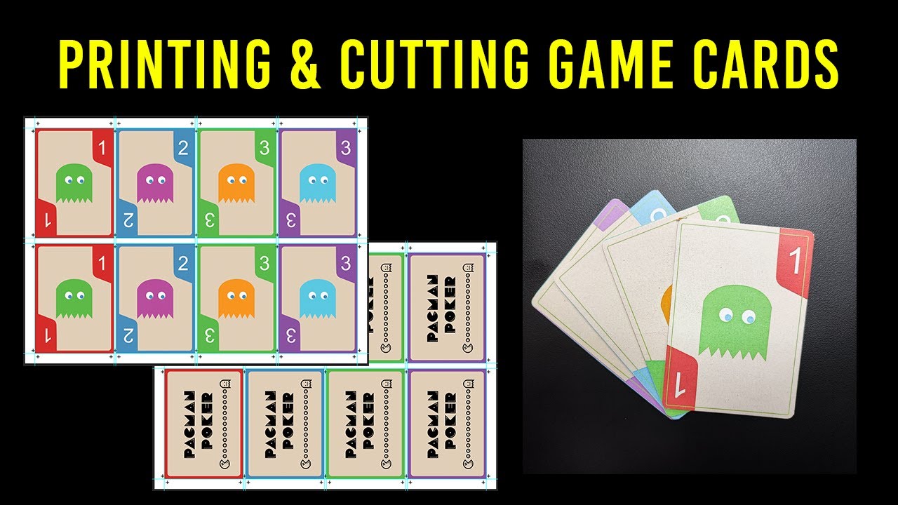 how to print board game cards
