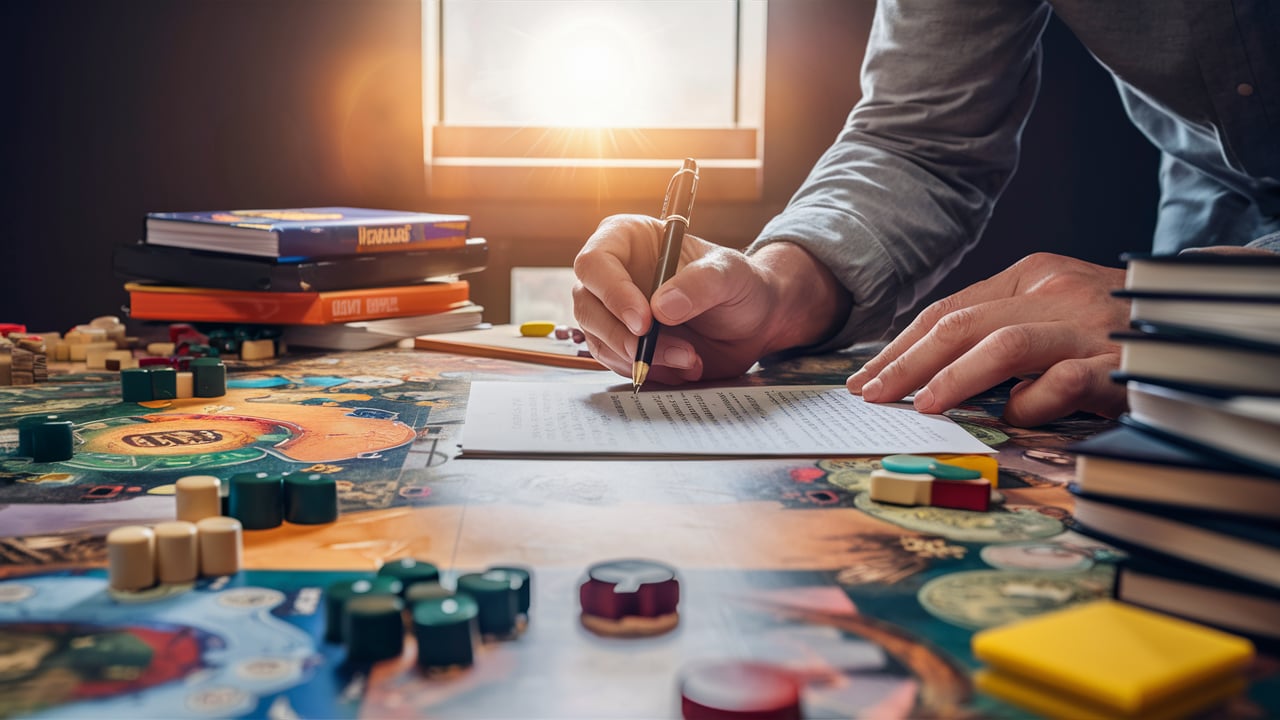 how to write board game rules